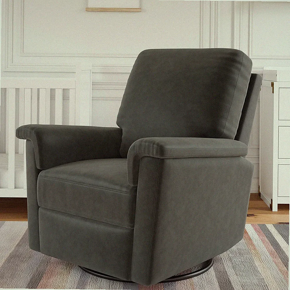 Baby Relax Terrin 3-in-1 Gliding Swivel Nursery Recliner